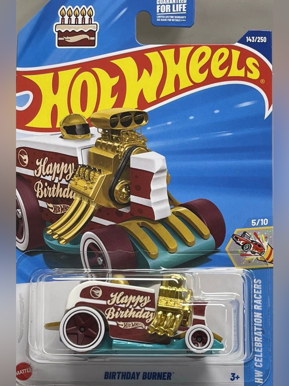 Hot Wheels 2025 Case G Treasure Hunt Birthday Burner Celebration